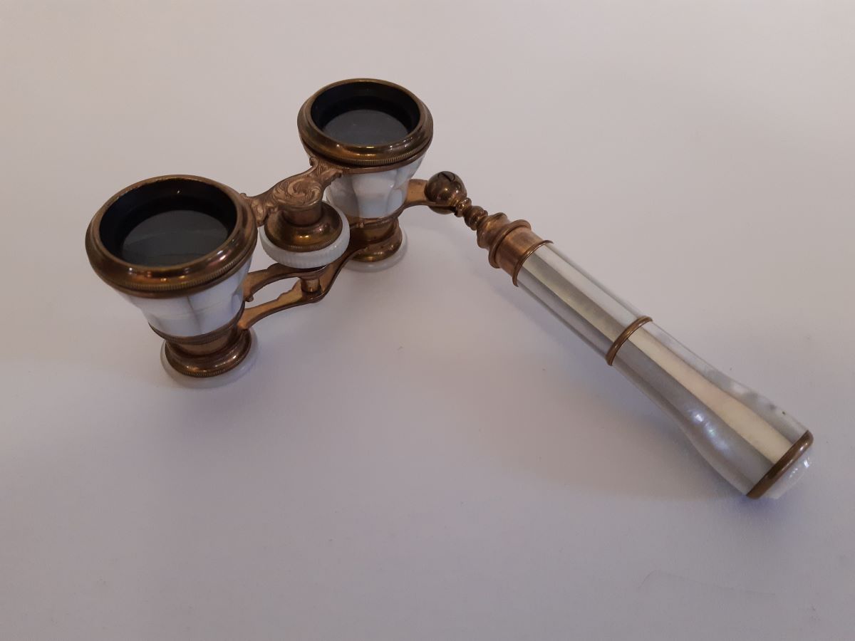 Pair of French opera glasses